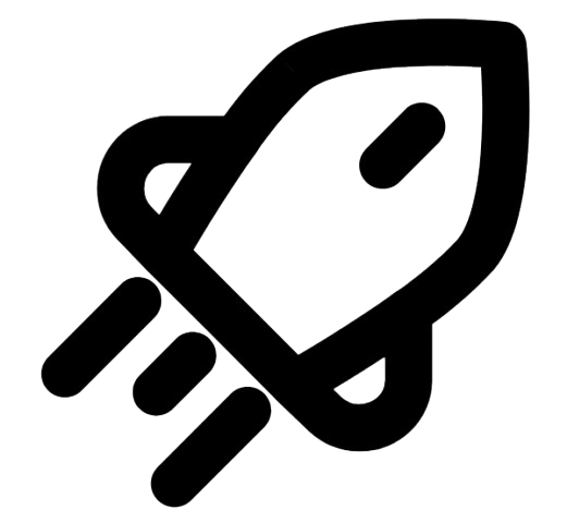 Rocket launch icon