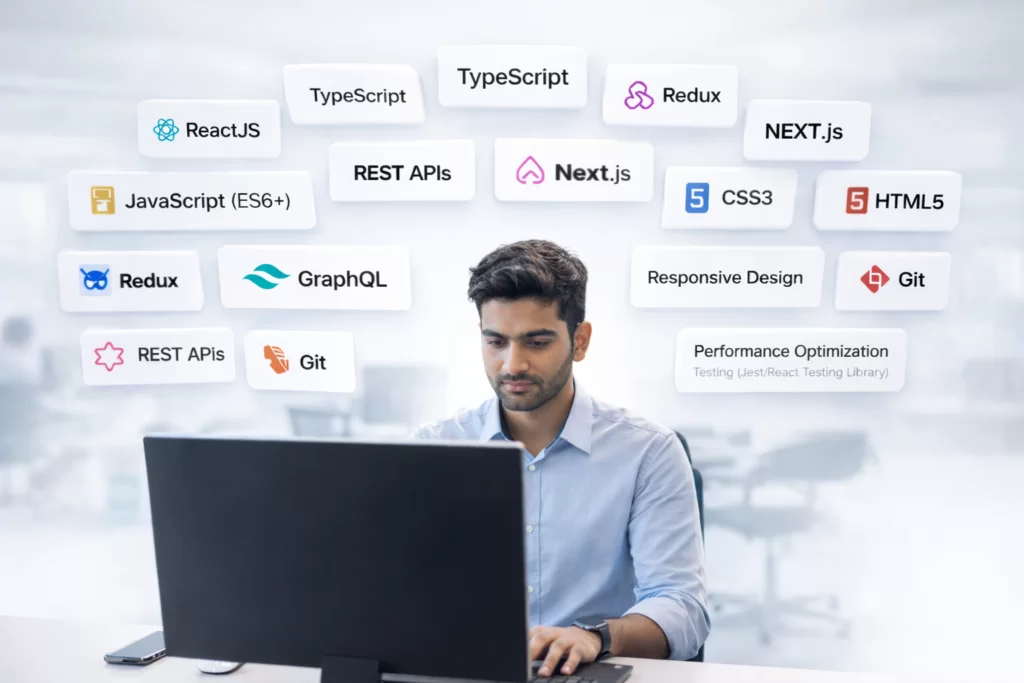 react-developer-working
